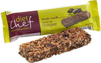 Oat bar with chocolate